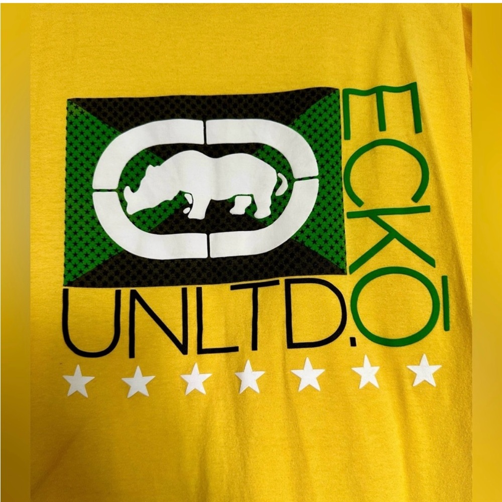 Ecko Unltd Yellow Graphic T-Shirt